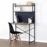 Scrivania con scaffali Max Home Acciaio Melammina Truciolare 84 x 148 x 50 cm