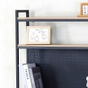 Scrivania con scaffali Max Home Acciaio Melammina Truciolare 84 x 148 x 50 cm