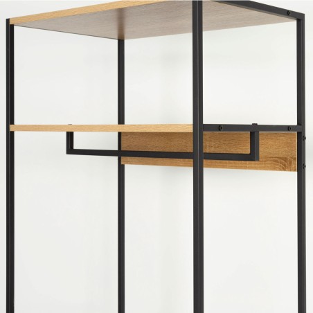Armadio Max Home Stoffa Acciaio Melammina Truciolare 60 x 175 x 40 cm