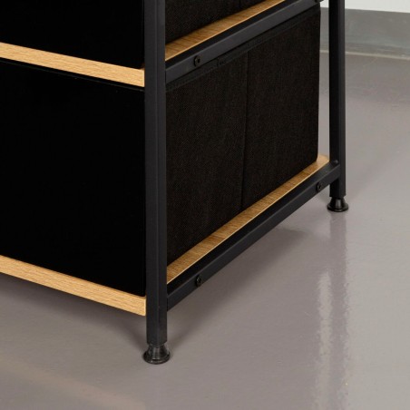 Armadio Max Home Stoffa Acciaio Melammina Truciolare 60 x 175 x 40 cm