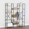 Scaffale Max Home Acciaio Melammina Truciolare 125 x 150 x 27 cm