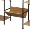 Scaffale Max Home Acciaio Melammina Truciolare 125 x 150 x 27 cm