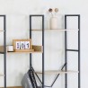 Scaffale Max Home Acciaio Melammina Truciolare 125 x 150 x 27 cm