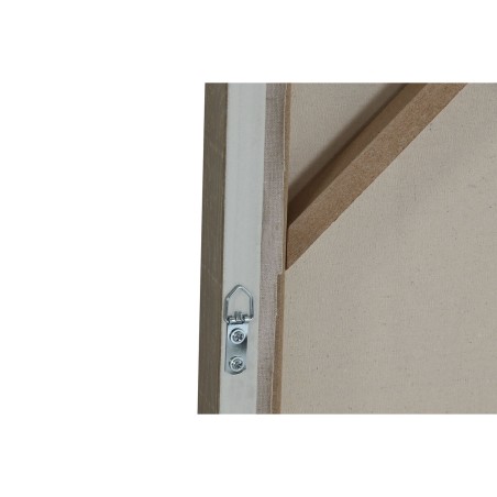 Quadro Home ESPRIT Marrone Beige Astratto Città 62 x 3,2 x 62 cm (2 Unità)