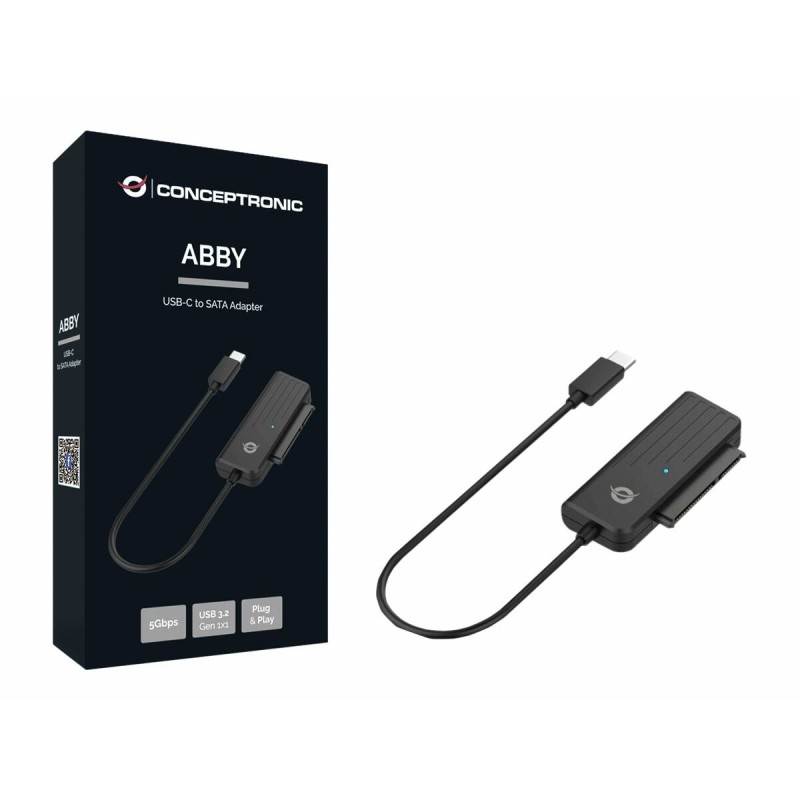 Adattatore da USB a SATA per Hard Disk Conceptronic ABBY02B 2,5" Adattatore da USB a SATA per Hard Disk Conceptronic ABBY02B 2,5"
