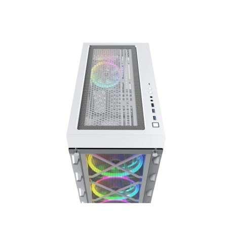Case computer desktop ATX Nfortec NF-CS-DRACOX-W