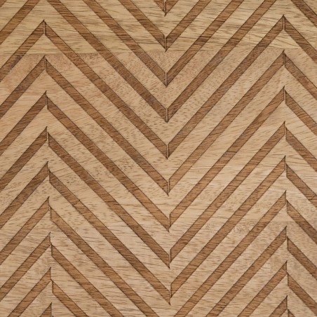 Tavolo aggiuntivo 60 x 39,5 x 60 cm Naturale Nero Metallo Legno (2 Unità)