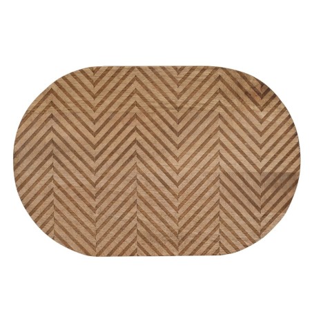 Tavolo aggiuntivo 60 x 39,5 x 60 cm Naturale Nero Metallo Legno (2 Unità)