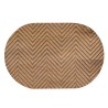 Tavolo aggiuntivo 60 x 39,5 x 60 cm Naturale Nero Metallo Legno (2 Unità)
