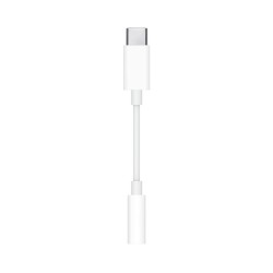 Adattatore USB C con Jack 3.5 mm Apple MU7E2ZM/A Bianco