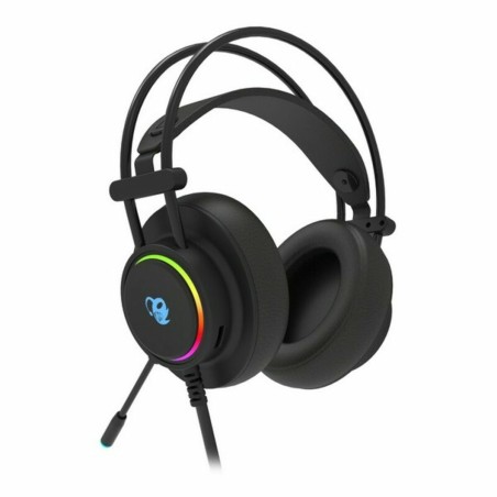 Auricolari con Microfono CoolBox DeepLighting Nero