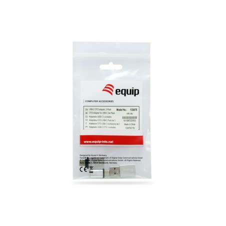 Adattatore USB Equip 133475 Argentato (3 Unità)