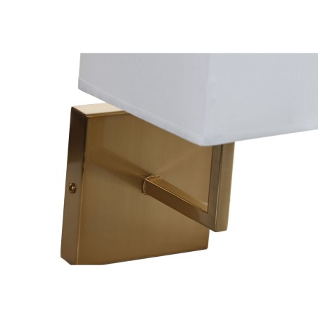 Applique da Parete DKD Home Decor Bianco Nero Dorato 50 W 220 V 15 x 19 x 27 cm 15 x 19 x 30 cm (2 Unità)
