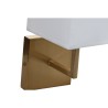 Applique da Parete DKD Home Decor Bianco Nero Dorato 50 W 220 V 15 x 19 x 27 cm 15 x 19 x 30 cm (2 Unità)