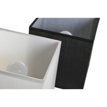 Applique da Parete DKD Home Decor Bianco Nero Dorato 50 W 220 V 15 x 19 x 27 cm 15 x 19 x 30 cm (2 Unità)
