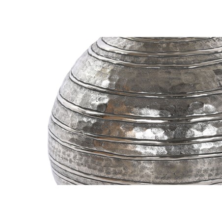 Vaso DKD Home Decor Dorato Argentato Alluminio Moderno Finitura invecchiata 38 x 38 x 50 cm (2 Unità)
