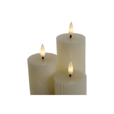 Candela LED Home ESPRIT Beige 5,5 x 5,5 x 13,5 cm (AA)