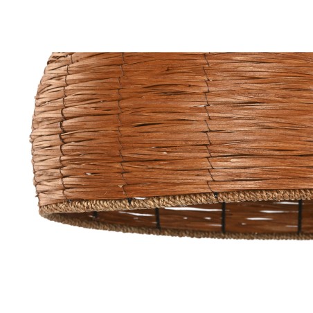 Paralume Home ESPRIT Marrone scuro 70 x 70 x 50 cm (3 Pezzi)