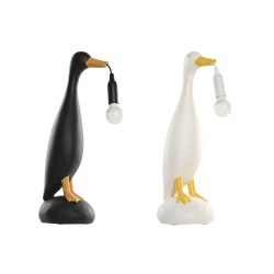 Lampada da tavolo Home ESPRIT Giallo Bianco Nero 25 W 220 V (2 Unità)