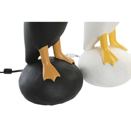 Lampada da tavolo Home ESPRIT Giallo Bianco Nero 25 W 220 V (2 Unità)