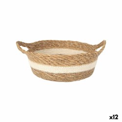 Scatola portaoggetti Privilege vimini ø 22 x 8 cm (12 Unità)