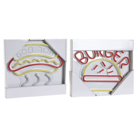 Decorazione luminosa Home ESPRIT Acrilico Città 30 X 1,5 X 28 CM (2 Unità)