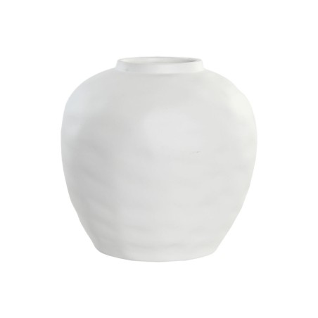 Vaso Home ESPRIT Bianco Gres Stile artigianale 26 x 26 x 26 cm