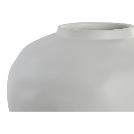 Vaso Home ESPRIT Bianco Gres Stile artigianale 26 x 26 x 26 cm