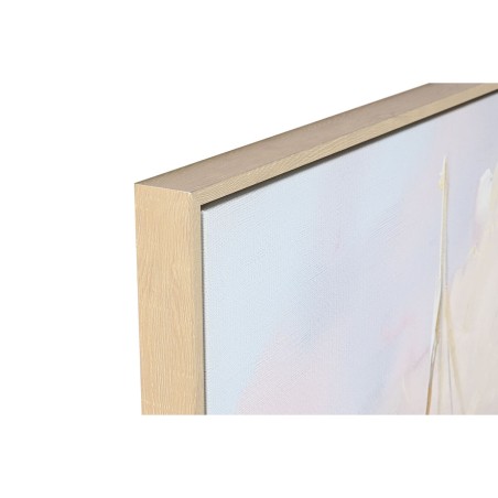 Quadro Home ESPRIT Azzurro Verde Grigio Rosa Velieri Mediterraneo (2 Unità)