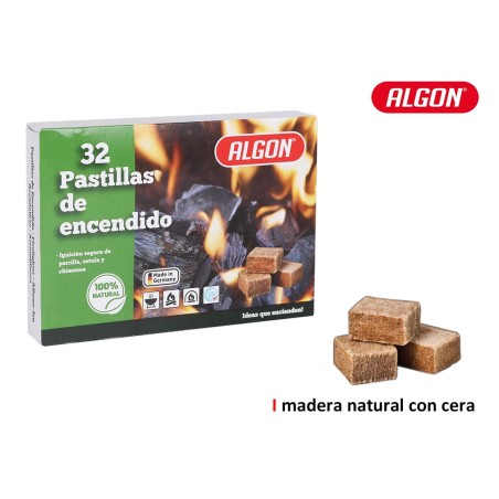 Legno con Cera per Barbecue Algon Legno (24 Unità)