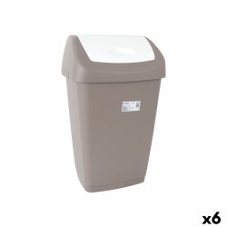 Cestino Tontarelli Aurora Grigio 55 L (6 Unità)