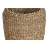 Set di vasi da fiori Home ESPRIT Naturale Metallo Fibra naturale Bali 43 x 43 x 70 cm (3 Pezzi)