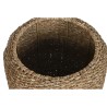 Set di vasi da fiori Home ESPRIT Naturale Metallo Fibra naturale Bali 43 x 43 x 70 cm (3 Pezzi)