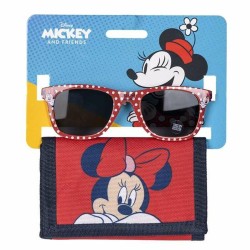 Set di Occhiali da Sole e Portafogli Minnie Mouse 2 Pezzi