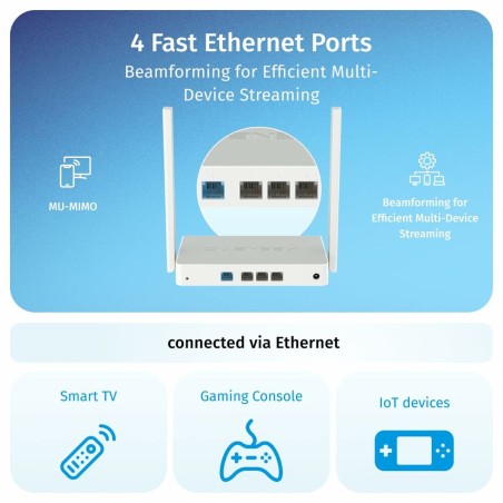 Router Keenetic KN-1613-01EN Ethernet LAN Wi-Fi