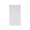 Tappetino Antiscivolo da Doccia Quadri Trasparente PVC 67,7 x 38,5 x 0,7 cm (6 Unità)