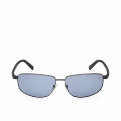 Occhiali da sole Uomo Timberland TB9325 08D Argentato Ø 65 mm