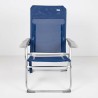 Sedia da Spiaggia Aktive Azzurro 47 x 60 x 94 cm