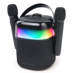 Altoparlante Bluetooth con Microfono Karaoke Muse MUSE M-530 KA 30 W Nero