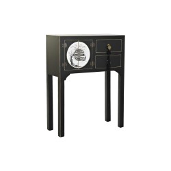 Ingresso DKD Home Decor Bianco Nero Dorato 63 x 28 x 83 cm