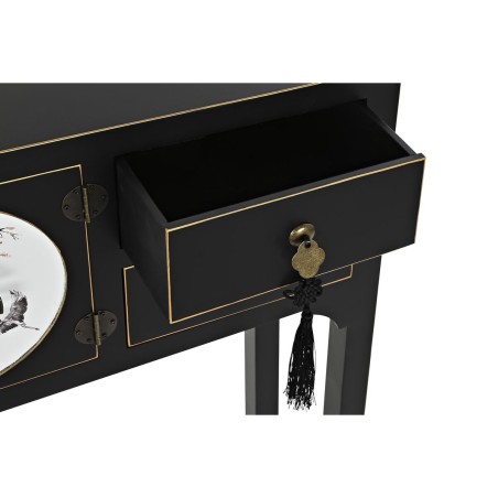 Ingresso DKD Home Decor Bianco Nero Dorato 63 x 28 x 83 cm
