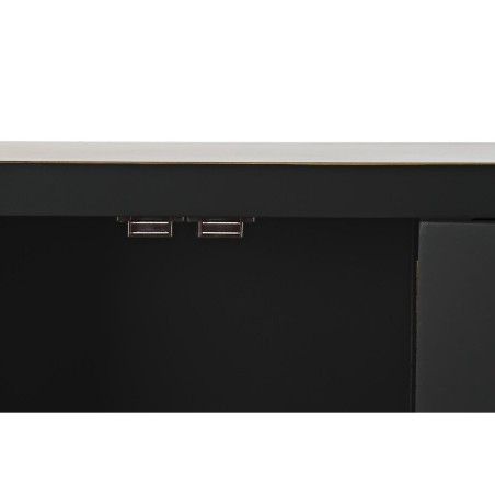 Ingresso DKD Home Decor Bianco Nero Dorato 63 x 28 x 83 cm