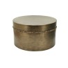 Tavolo aggiuntivo DKD Home Decor 76 x 76 x 42 cm Dorato Metallo