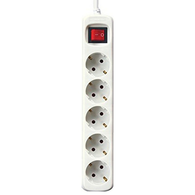 Multipresa 5 Prese con Interruttore Silver Electronics Multipresa 5 Prese con Interruttore Silver Electronics