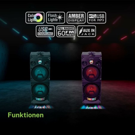Altoparlanti Muse M-1935 DJ Nero