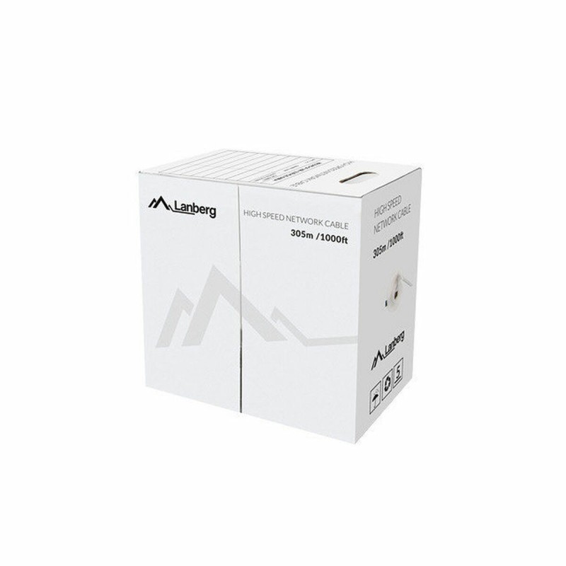 Cavo Ethernet LAN Lanberg Rosso 305 m Cavo Ethernet LAN Lanberg Rosso 305 m