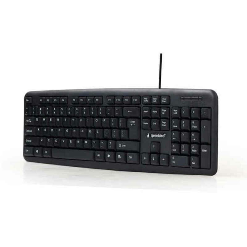 Tastiera GEMBIRD KB-U-103-PT Nero Qwerty in Spagnolo Tastiera GEMBIRD KB-U-103-PT Nero Qwerty in Spagnolo