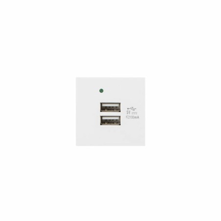 Adattatore USB Lanberg AC-4545-2XUSB2.1-W