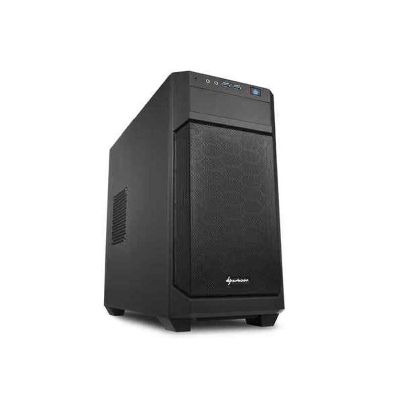 Case computer desktop Micro ATX Sharkoon V1000 Nero Case computer desktop Micro ATX Sharkoon V1000 Nero