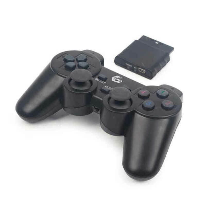 Telecomando Gaming Senza Fili GEMBIRD Dual Gamepad PC PS2 PS3 Nero Telecomando Gaming Senza Fili GEMBIRD Dual Gamepad PC PS2 PS3 Nero
